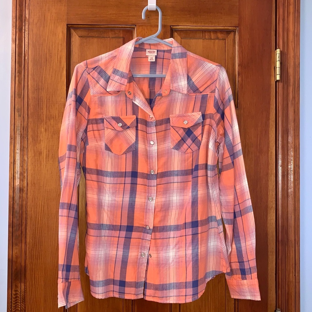 Mossimo Plaid Flannel Shirt
